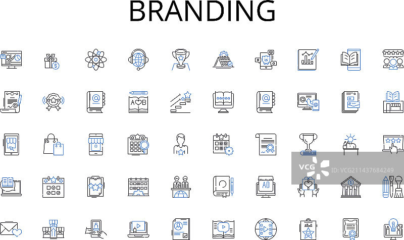 品牌系列图标 协作图片素材