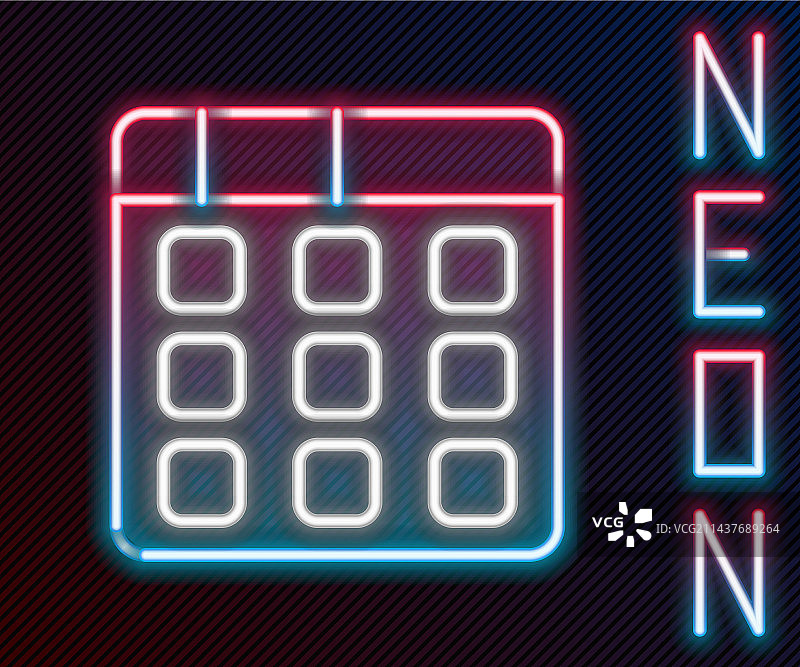 发光霓虹灯线条鼓机音乐制作人图片素材