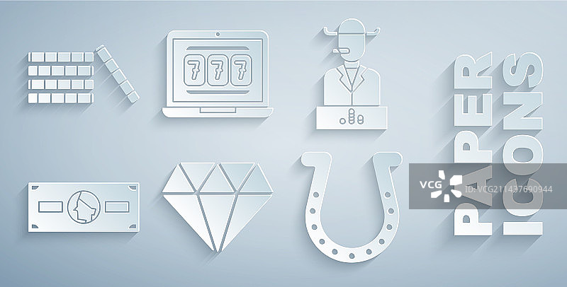 玩扑克的牌手和成堆的纸币现金图片素材