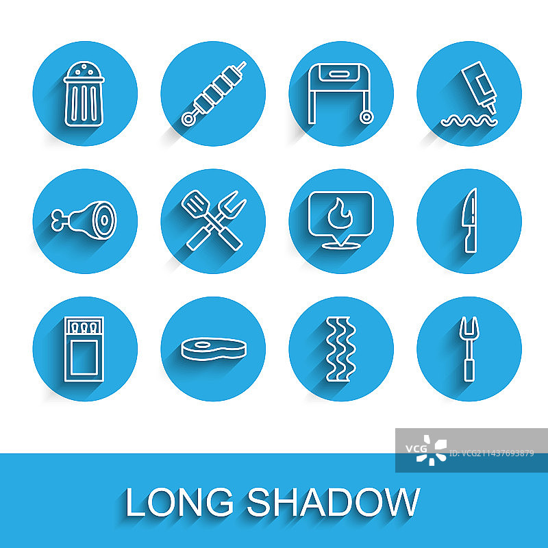 火柴盒、火柴、牛排、肉和盐图片素材