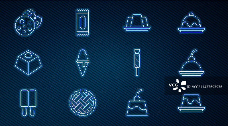 布丁乳 Custard樱桃芝士蛋糕果冻图片素材