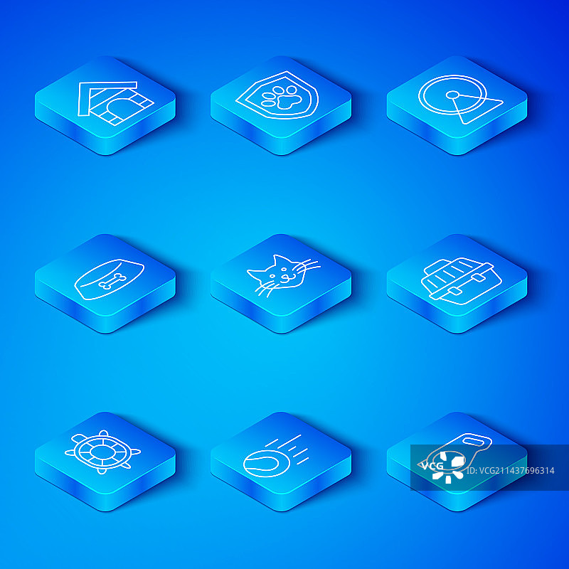 猫咪宠物玩具套装图片素材