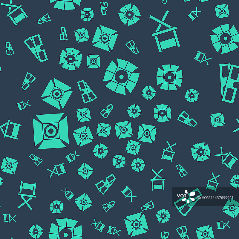 电影聚光灯导演椅图片素材