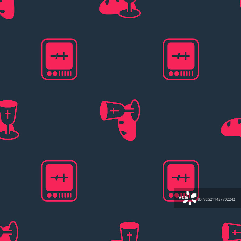 在线教堂牧师布道与高脚杯素材图片素材