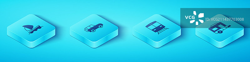 2.5D游艇越野车房车图片素材