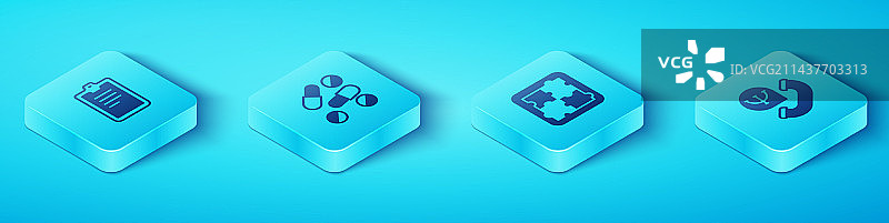 2.5D心理测试药物胶囊场景图片素材