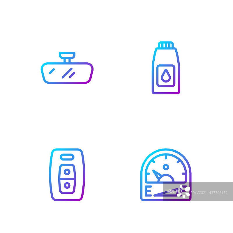 电机、油量表、带遥控器的车钥匙图片素材