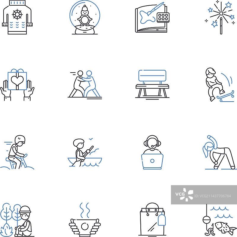 消遣市场系列爱好图标图片素材