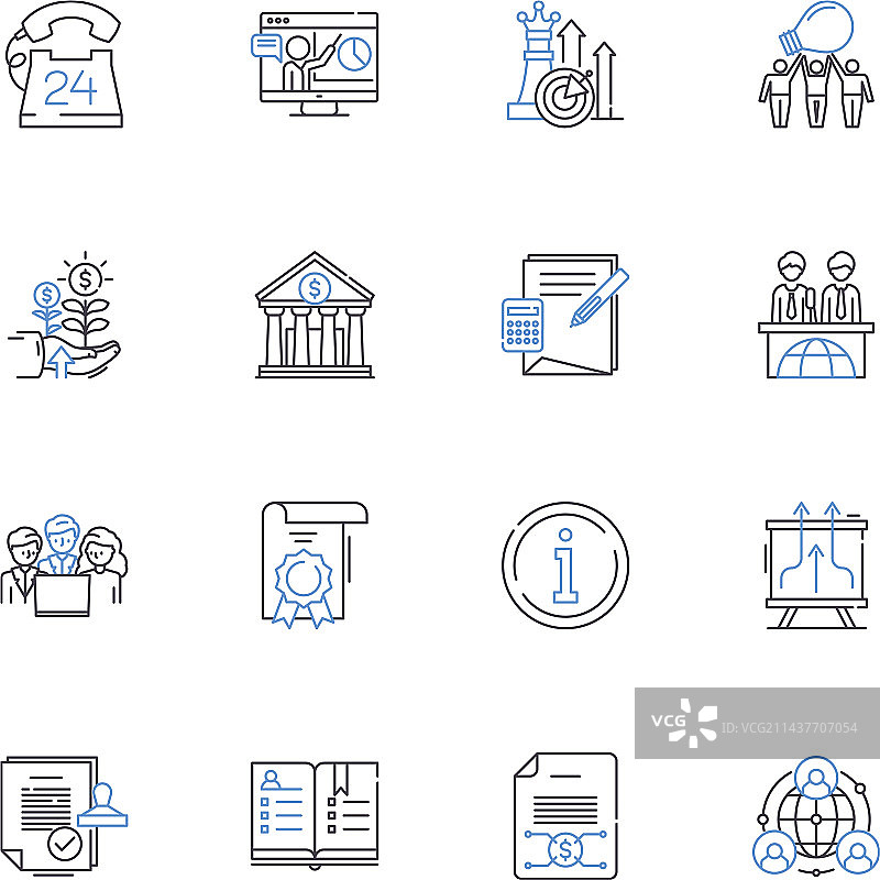 剪切粘贴线条图标工艺合集图片素材