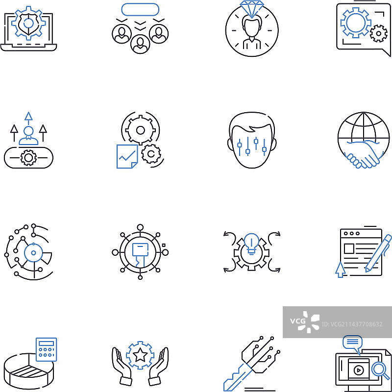 交换线图标合集图片素材