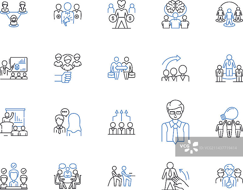 健康公平线图标合集图片素材