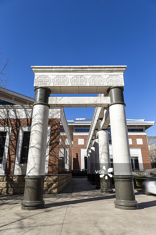 中国现代文学馆外景图片素材