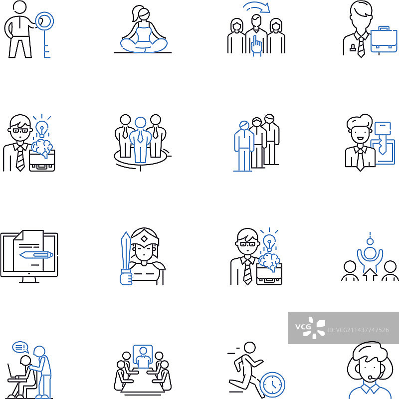 自由职业图标合集图片素材