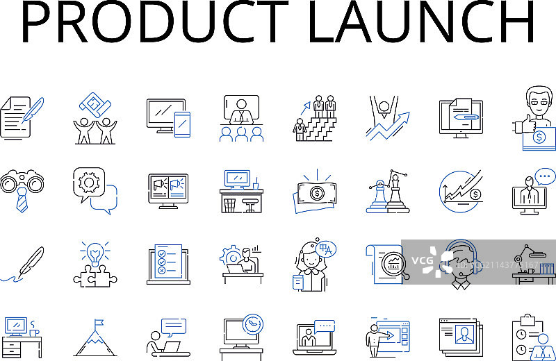 产品发布系列图标图片素材
