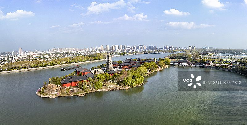 高邮湖镇国寺图片素材