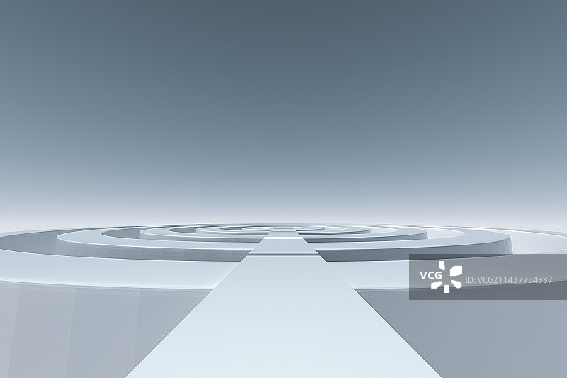 现代圆形平台商业概念背景图片素材