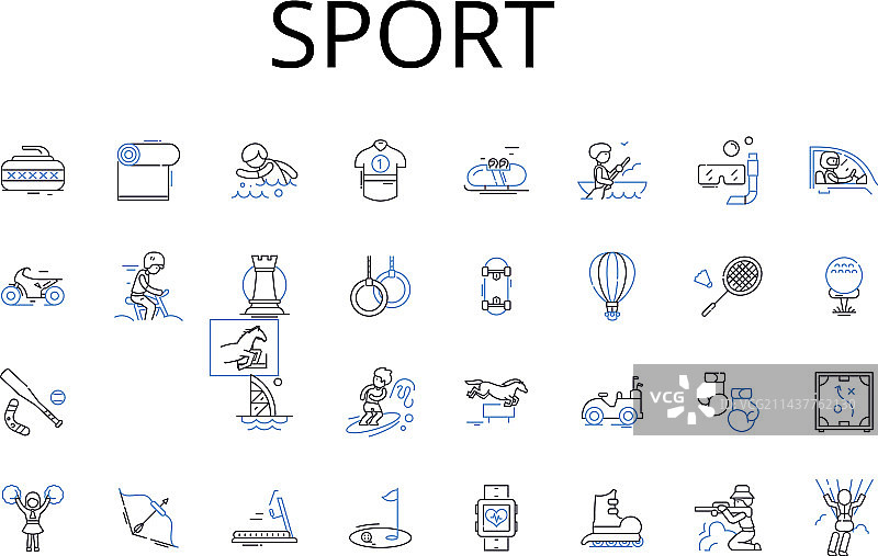 健身运动系列图标合集图片素材