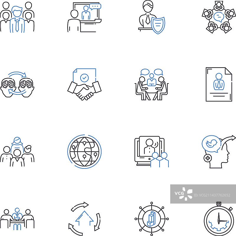 机构管理部门图标图片素材