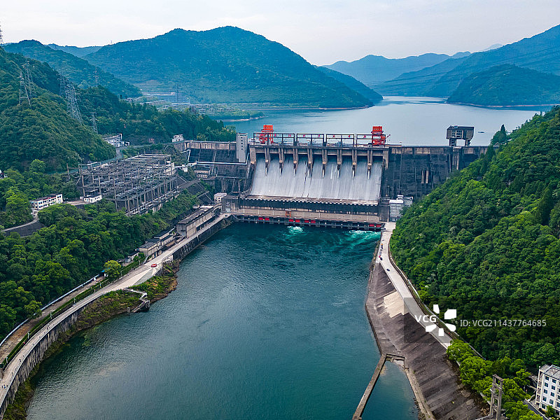杭州建德新安江水电站图片素材