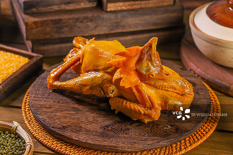 盐焗鸡图片素材