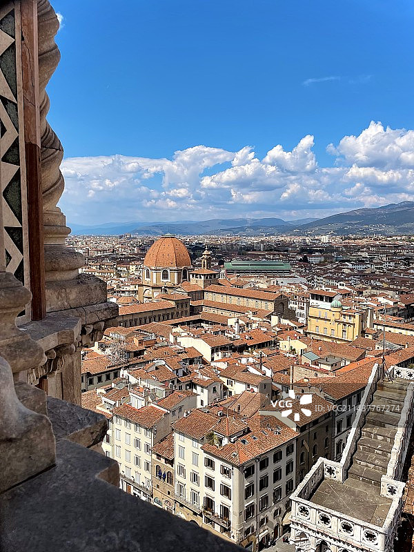俯瞰佛罗伦萨图片素材