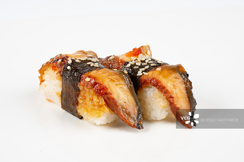鳗鱼手握寿司图片素材