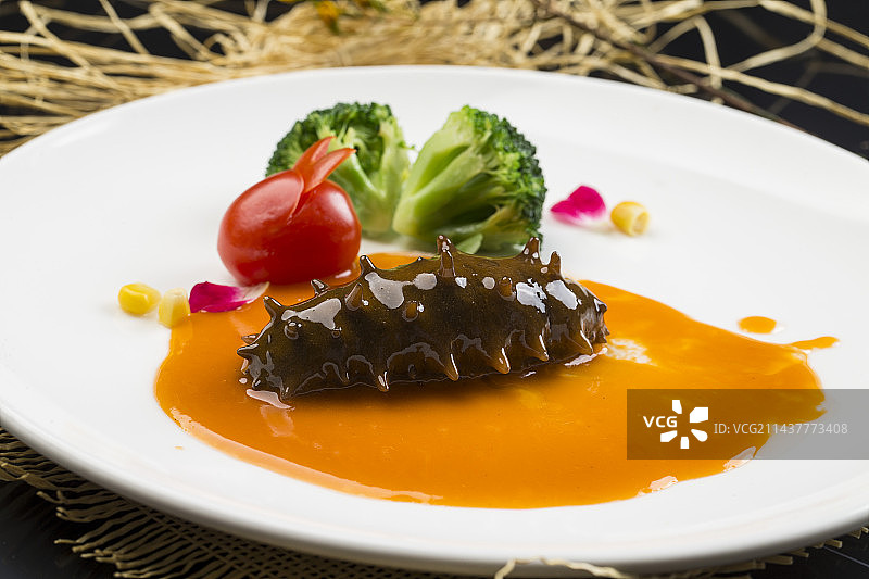 鲍汁扣辽参图片素材