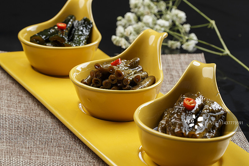 六必居酱菜（腌黄瓜 腌豇豆 虎皮尖椒）图片素材