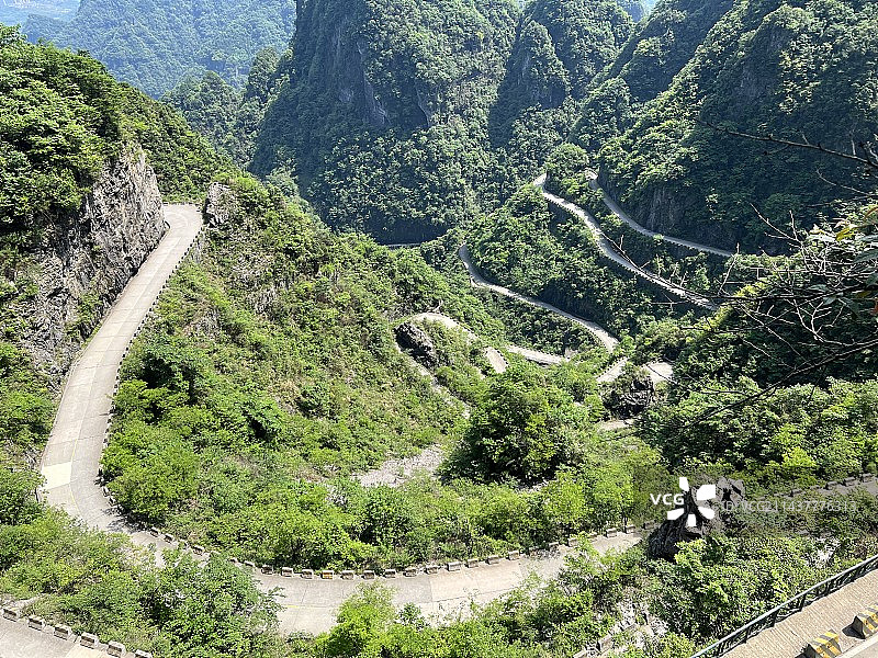 盘山公路图片素材
