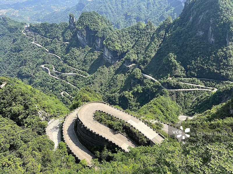 盘山公路图片素材