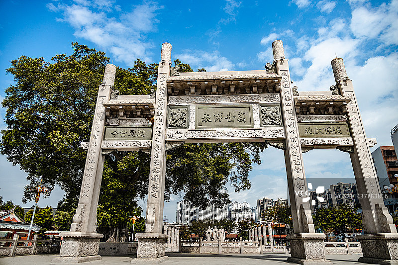 中国广东省揭阳市榕城区学宫文化广场图片素材