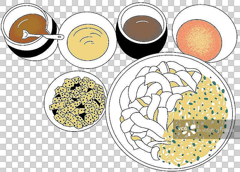 凉皮凉面的做法图片素材