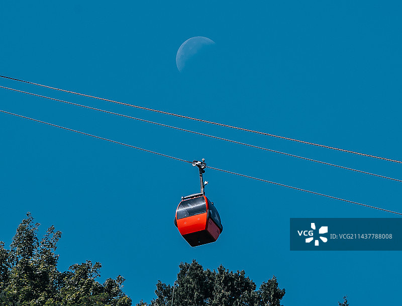 骊山索道图片素材