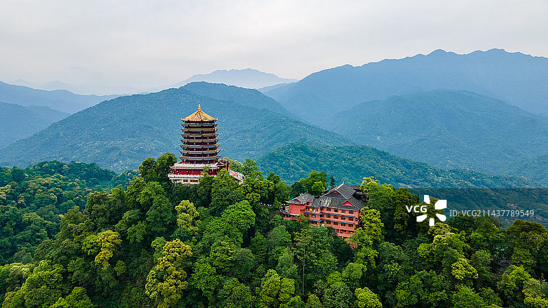 道教四大名山青城山图片素材