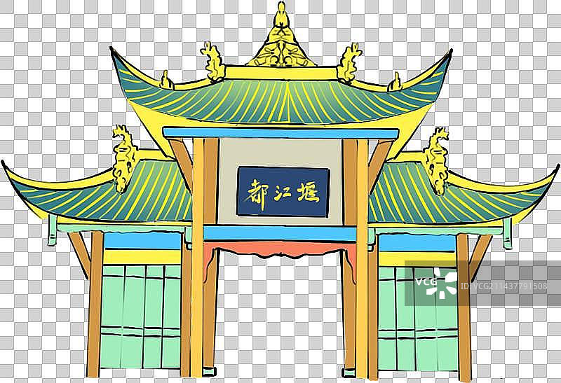 成都都江堰图片素材