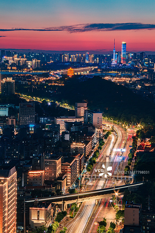 武汉长江两岸图片素材