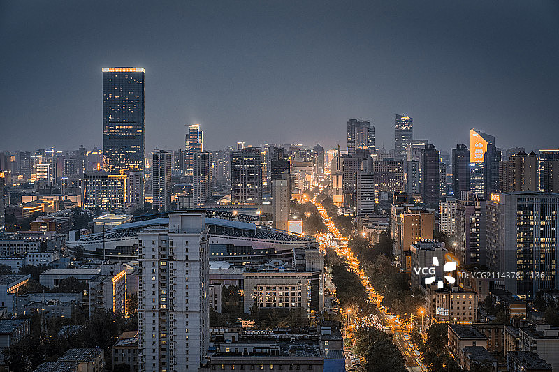 石家庄夜景图片素材