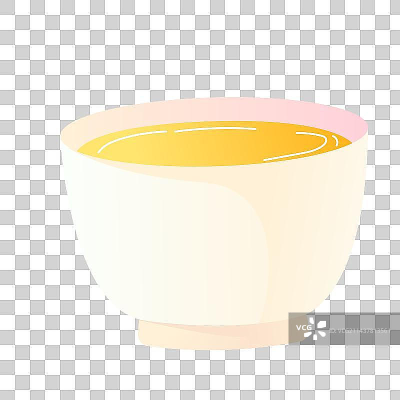 一杯茶矢量插画元素图片素材