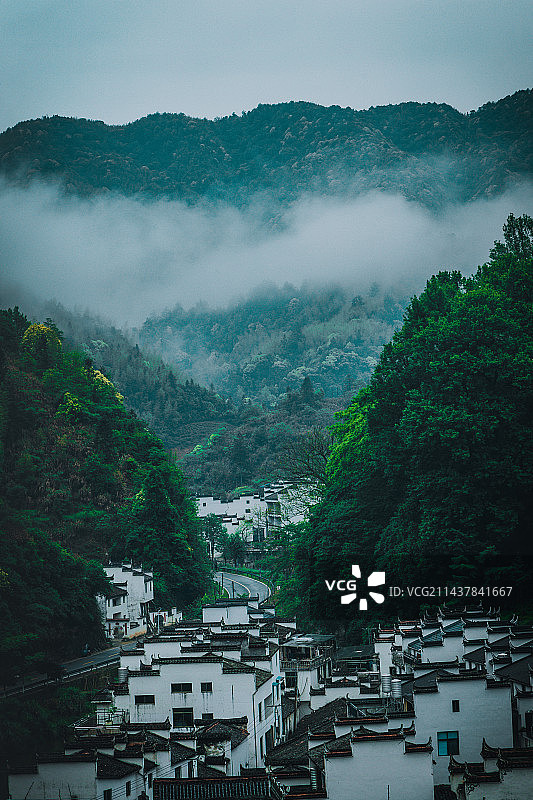 婺源菊径村图片素材