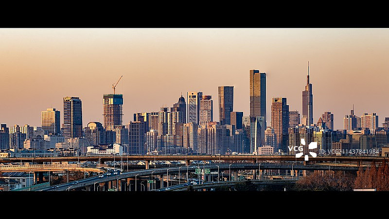 日落金陵城图片素材