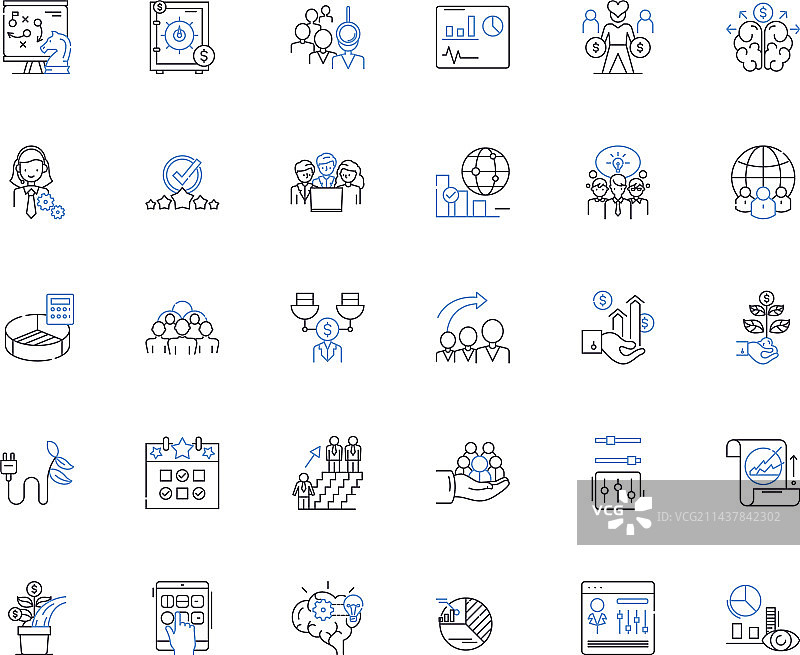 基准线图标合集图片素材