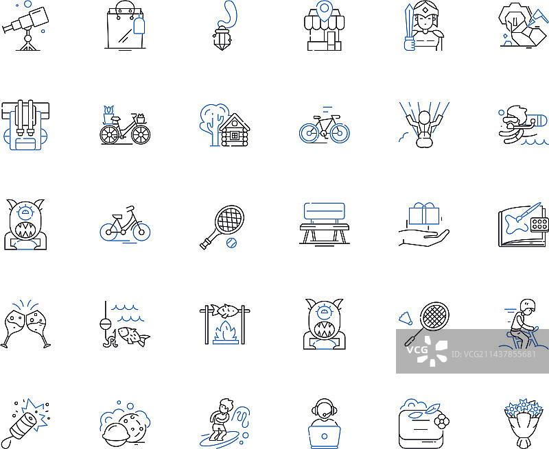 高效生产线图标合集图片素材