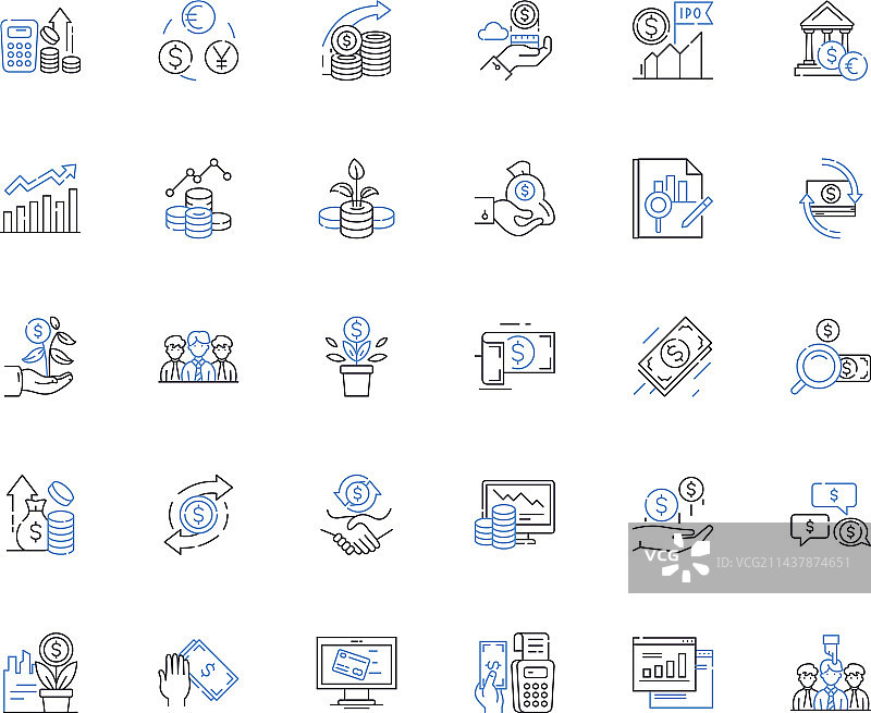 我的管理系列线性图标领导力图片素材