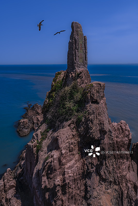 天尽头～威海成山头  胶东半岛的最尖尖，中国的最东方。祖国最早看见太阳升起的地方。图片素材