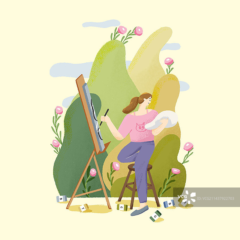 小日常3-绘画图片素材