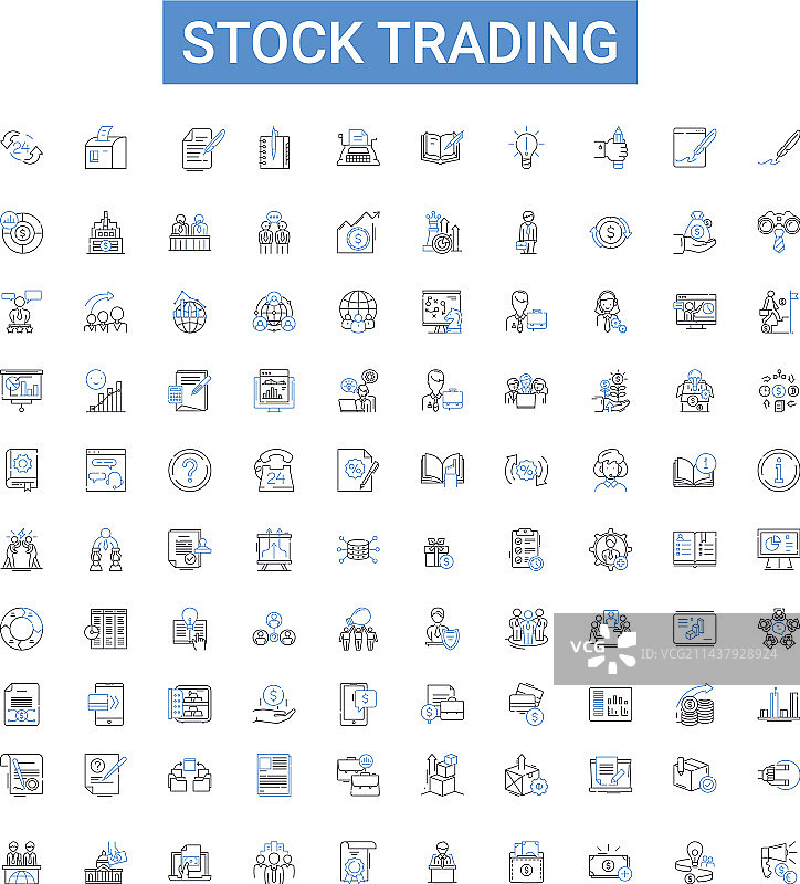 交易图标合集图片素材