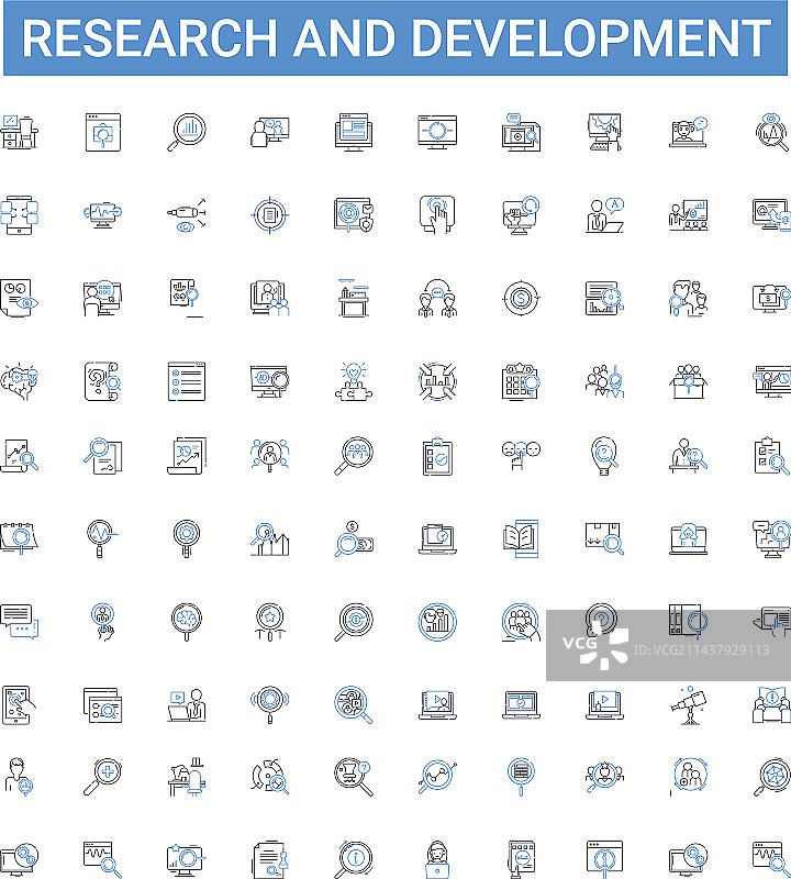 研发线稿图标合集图片素材