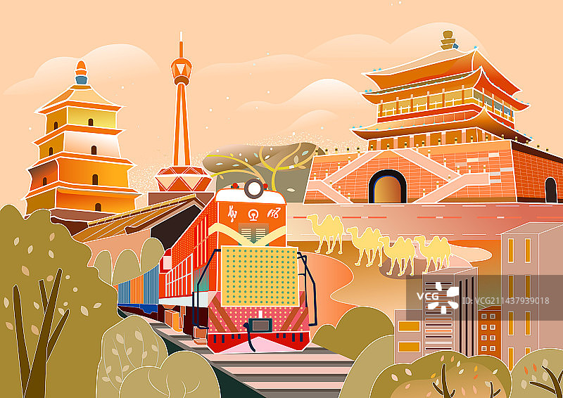 陕西西安图片素材