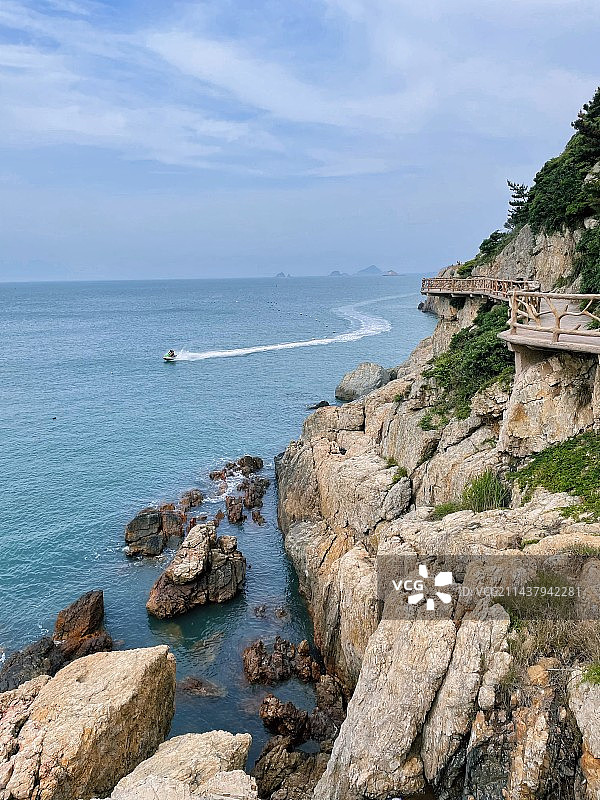 温州洞头·谁说温州的海不是蓝色的图片素材