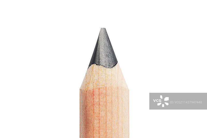 大铅笔特写和白色背景图片素材